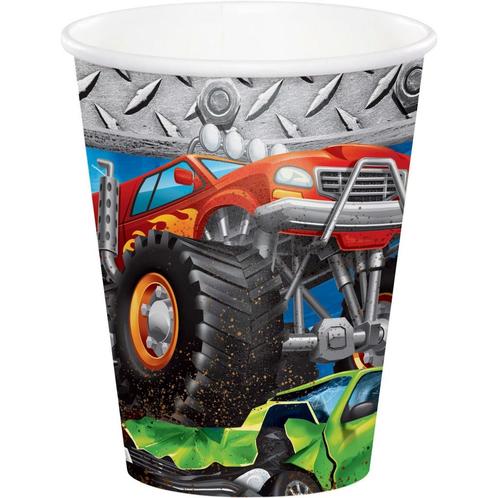 Monster Truck Bekers 256ml 8st, Hobby & Loisirs créatifs, Articles de fête, Envoi