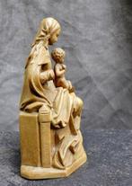 Beeldhouwer - Beeldje, Prachtig gebeeldhouwd beeld Maria met