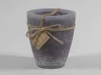 Tuinkaars garden candle large rustiek 50 uur cool grey