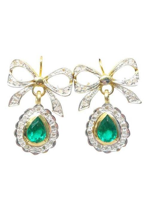 Sans Prix de Réserve - Boucles doreilles - 9 carats Argent,, Handtassen en Accessoires, Oorbellen