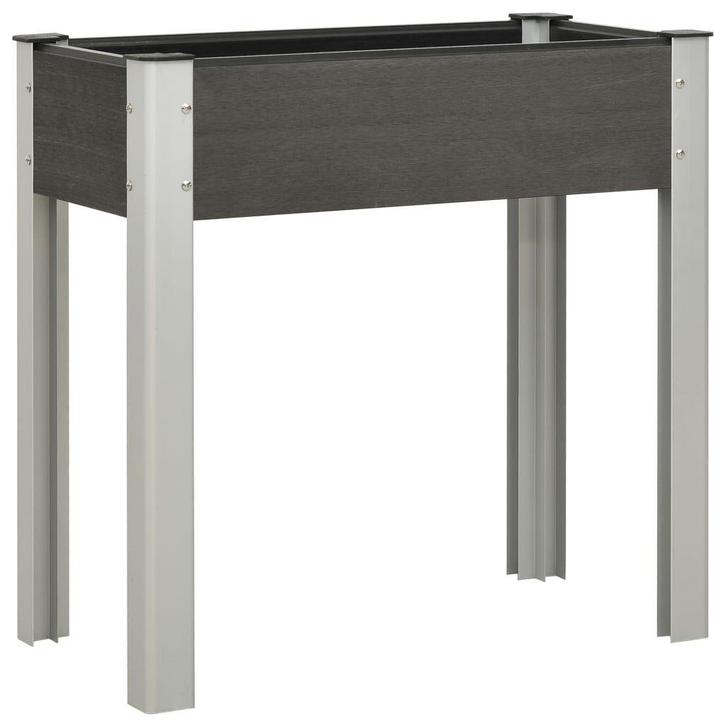 Verhoogde Plantenbak Grijs | Tweede Kansje | OP = OP, Tuin en Terras, Bloembakken en Plantenbakken, 60 cm of meer, 60 tot 100 cm