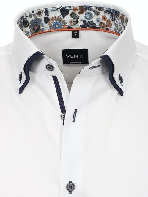 Venti Overhemd Modern Fit Dubbele Kraag 134023400-000 Wit, Vêtements | Hommes, T-shirts, Envoi