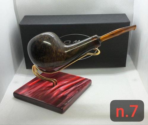 S.M. Pipe - Ball semicurva liscia free hand made - Pijp -, Collections, Articles de fumeurs, Briquets & Boîtes d'allumettes