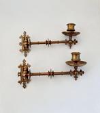 Chandelier 1870-1880 Rare Paire Antique dAppliques Piano En, Antiek en Kunst