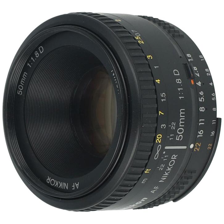 Nikon AF 50mm F/1.8 D | Occasion, Audio, Tv en Foto, Foto | Lenzen en Objectieven, Ophalen of Verzenden
