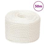 vidaXL Werktouw 24 mm 50 m polypropeen wit, Verzenden, Nieuw