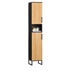 2dekans | SoBuy BZR201-SCH Hoge Badkamerkast 30x30x170 cm –, Huis en Inrichting, Ophalen of Verzenden, Nieuw