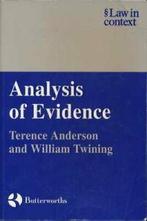 Analysis of Evidence: How to Do Things with Facts (Law in, Zo goed als nieuw, William Twining, Terence Anderson, Verzenden