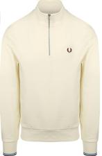 Fred Perry Half Zip Trui Ecru maat Maat 48/50 (M) Heren, Kleding | Heren, Truien en Vesten, Beige, Nieuw, Fred Perry, Verzenden
