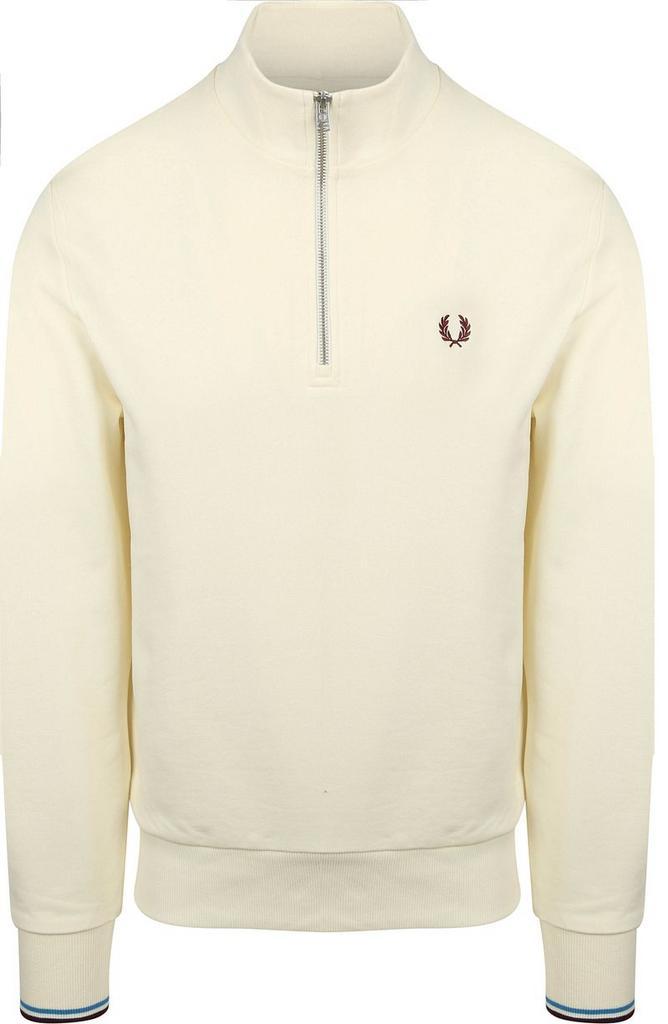 Fred Perry Half Zip Trui Ecru maat Maat 48/50 (M) Heren, Vêtements | Hommes, Pulls & Vestes, Envoi