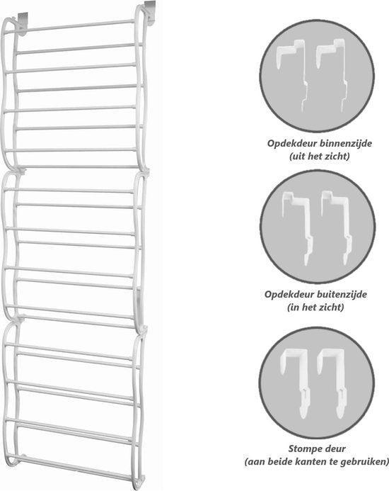 2dekans | ODADDY® hangend schoenenrek deur - Geschikt voor, Maison & Meubles, Accessoires pour la Maison | Autre, Enlèvement ou Envoi