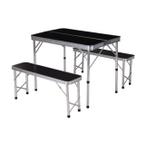 Campingtafel met bankjes | 3-delig (Inklapbaar)