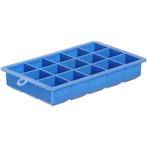 IJsblokjesvorm | BarUp | Siliconen | Blauw | 15 Kubusjes |, Verzenden, Nieuw in verpakking