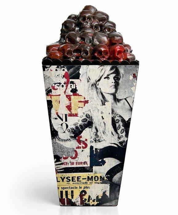 Daluxe Art - 1999 • Street Skull Popcorn Gloss, Antiek en Kunst, Kunst | Designobjecten