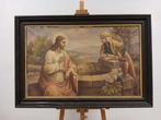 Europese school (XX) - NO RESERVE - Jesus y la Samaritana, Antiek en Kunst