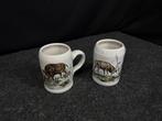 2 x pul met jachttaffereel - Zwijn/ hert - Tasse (2) - - -, Nieuw