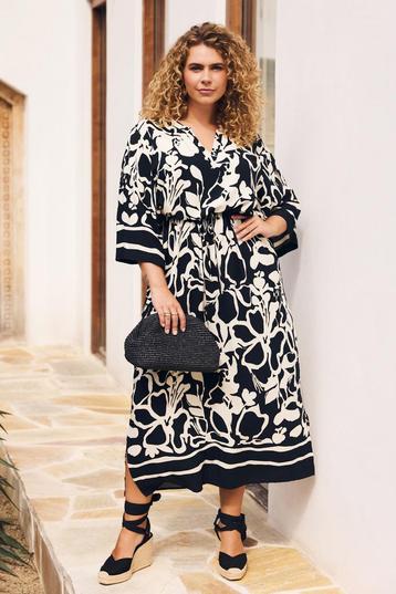 Exxcellent jurk Soraya print44Maat 42/44 (L), Kleding | Dames, Verzenden, Nieuw, Maat 42/44 (L), Overige kleuren
