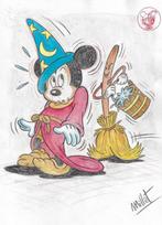 Millet - 1 Watercolour - Mickey Mouse - The Sorcerers