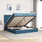 vidaXL Ottoman bed met matrassen en LEDs 160x200cm fluweel, Huis en Inrichting, Slaapkamer | Bedden, Verzenden, Nieuw