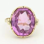 Ring - 14 karaat Geel goud Robijn, Nieuw