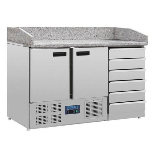 Pizzawerkbank | 257L | 2 Deuren (1/1 GN) + 6 Deegladen, Zakelijke goederen, Horeca | Keukenapparatuur, Nieuw in verpakking, Verzenden