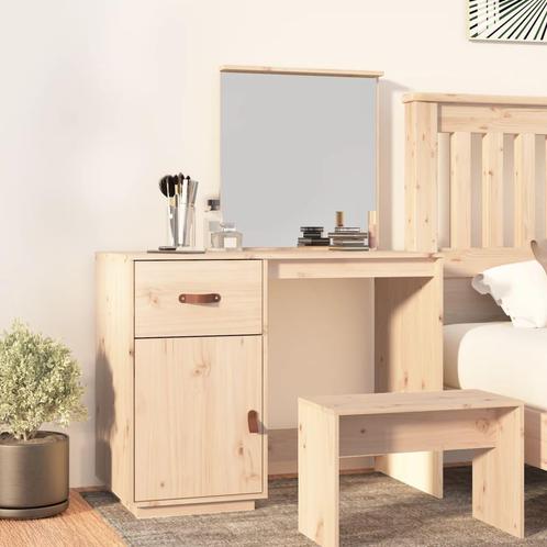 vidaXL Kaptafel 95x50x134 cm massief grenenhout, Huis en Inrichting, Tafels | Kaptafels, Nieuw, Verzenden