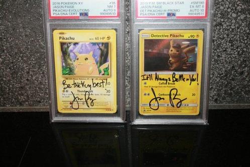 Pokémon - 2 Graded card - Pokémon - Pikachu - PSA 9, Hobby en Vrije tijd, Verzamelkaartspellen | Pokémon