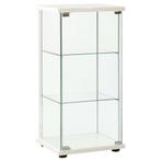 Vitrinekast Wit Glas | Retour Deal | Stijlvolle Opberger, Minder dan 50 cm, Verzenden, Nieuw, Minder dan 100 cm