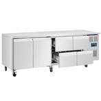 Koelwerkbank | U-SERIE | 476L | 2 Deuren + 4 Laden (1/1 GN), Verzenden, Nieuw in verpakking