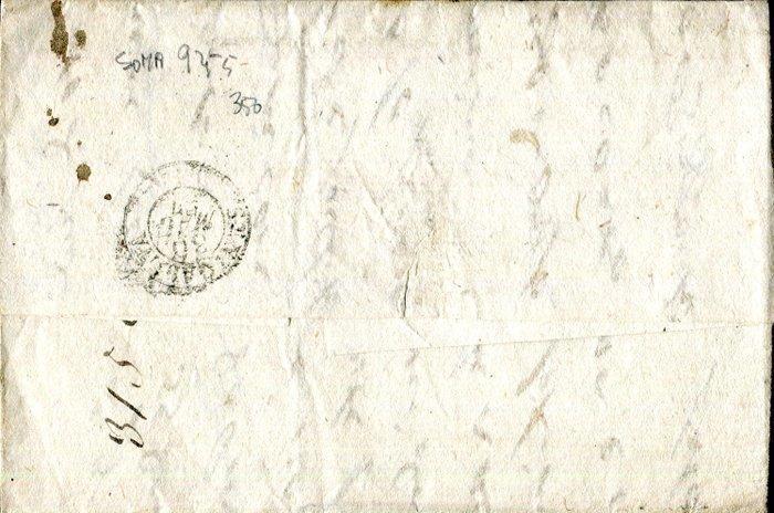 Italiaanse oude staten - Pauselijke Staat 1852 - Brief met, Postzegels en Munten, Postzegels | Europa | Italië