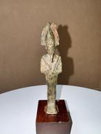 Oude Egypte, Oude rijk Brons, Osiris sculptuur - 140 mm, Verzamelen