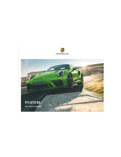 2020 PORSCHE 911 GT3 RS HARDCOVER BROCHURE FRANS, Livres, Autos | Brochures & Magazines