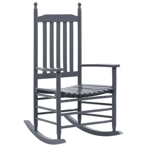 vidaXL Schommelstoel met gebogen zitting populierenhout, Tuin en Terras, Tuinstoelen, Nieuw, Verzenden