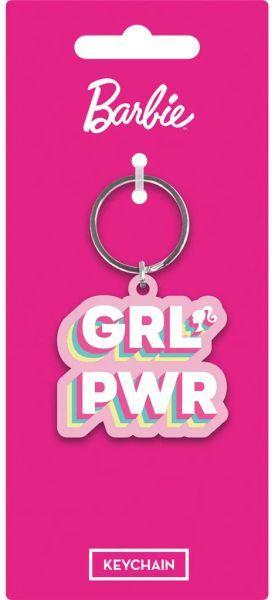 Pyramid Int. Barbie Rubberen Sleutelhanger-GRL PWR, Verzamelen, Sleutelhangers, Ophalen of Verzenden