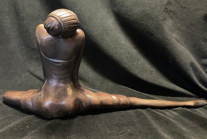 Beeld, Bronzen Art Deco/Art Nouveau dame 48,5 cm - 20 cm -, Antiek en Kunst, Curiosa en Brocante