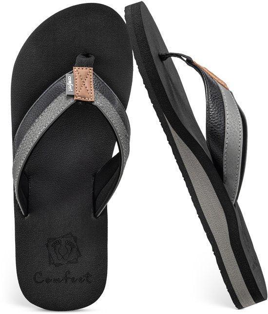2dekans | Comfeet Slippers Heren - Sandalen - Zwart - Maat, Kleding | Dames, Schoenen, Ophalen of Verzenden