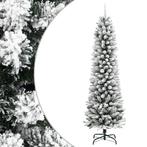 vidaXL Kunstkerstboom met sneeuw smal 210 cm PVC en PE, Verzenden, Nieuw