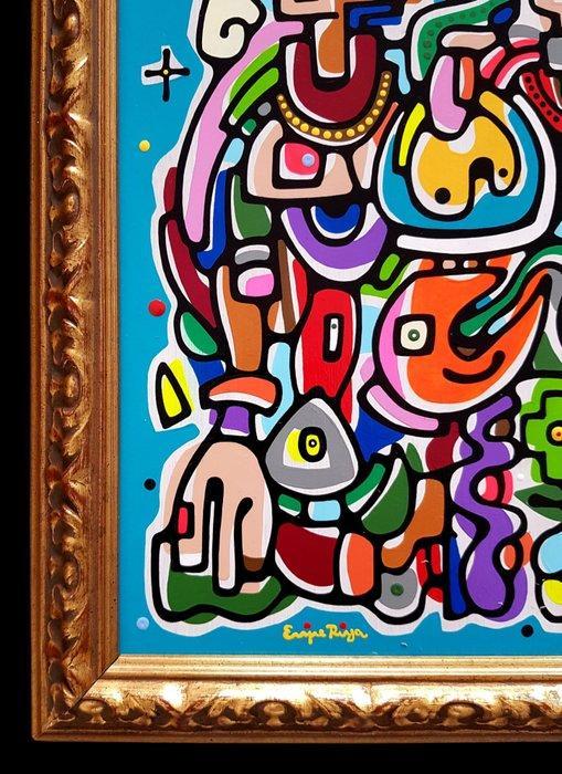 Enrique Ringa 1975 - Flor de rocio, Antiquités & Art, Art | Peinture | Moderne