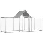 vidaXL Kippenren 3x1x1,5 m gegalvaniseerd staal, Dieren en Toebehoren, Verzenden, Nieuw
