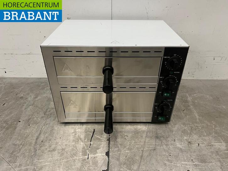 Four à pizza double en acier inoxydable Four Snack 230V, Zakelijke goederen, Horeca | Overige, Verzenden
