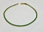 Zonder Minimumprijs - Tennis armband - 18 karaat Geel goud -, Handtassen en Accessoires, Antieke sieraden