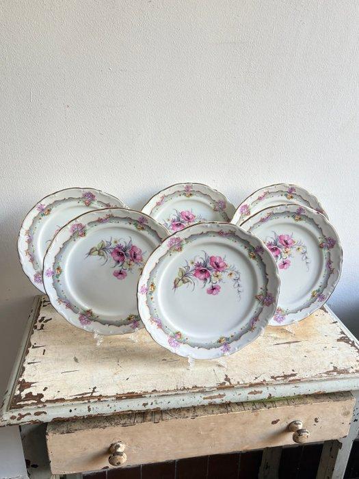 Limoges - Schotel (6) - Keramiek, Antiek en Kunst, Antiek | Meubels | Tafels