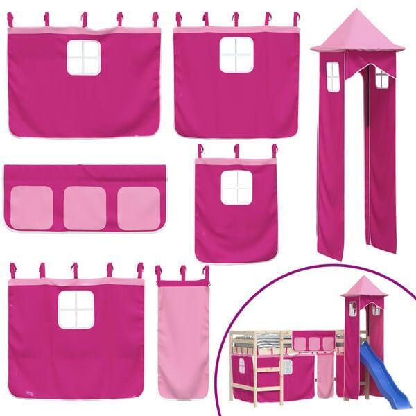Roze Hoogslaper Gordijnen | Retour Deal | 40% Korting, Enfants & Bébés, Chambre d'enfant | Lits, Envoi