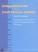 FUNDAMENTEN V TAALBESCHOUWING DR 1 9789062832743, Boeken, Gelezen, Eva M. Tol-Verkuyl, Verzenden