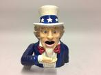 Spaarpot - Gietijzeren Uncle Sam als spaarpot, Antiek en Kunst
