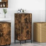 vidaXL Badkamerkast Gerookt eiken 39,5 x 36 x 88 cm Bewerkt, Huis en Inrichting, Verzenden, Nieuw