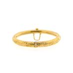 22 Krt. Surinaamse gouden slavenarmband | Ø 55 mm, Handtassen en Accessoires, Armbanden, Ophalen of Verzenden, Gebruikt, Overige kleuren