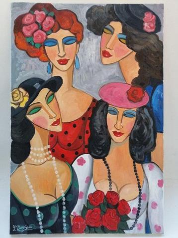 Yuri Denissov (1962) - Soirée glamour. Œuvre originale, fait