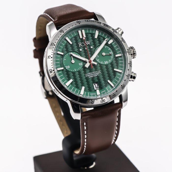 RSW - La Neuveville Chronograph Quartz - RSWC127-SL-12 -, Handtassen en Accessoires, Horloges | Heren