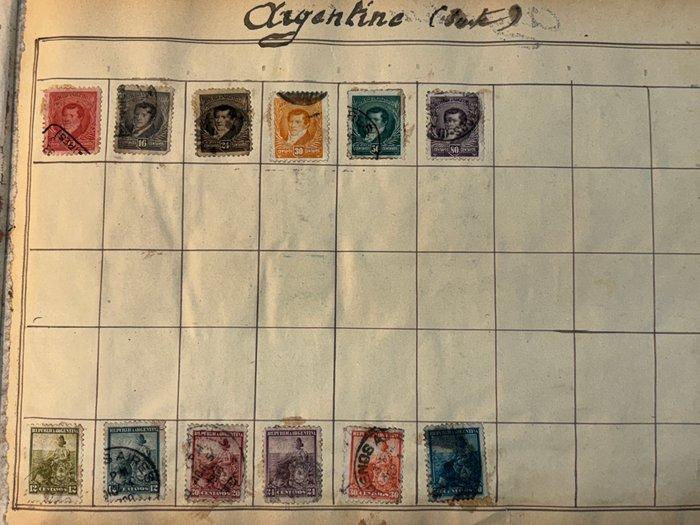 Wereld 1849/1940 - Oud album met wereldpostzegels die goed, Postzegels en Munten, Postzegels | Amerika